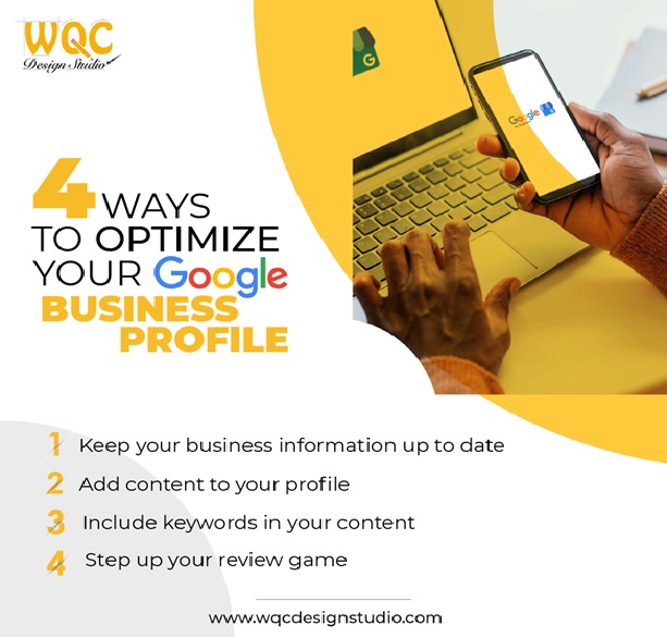optimize your Google Business Profile with WQC Design Studio